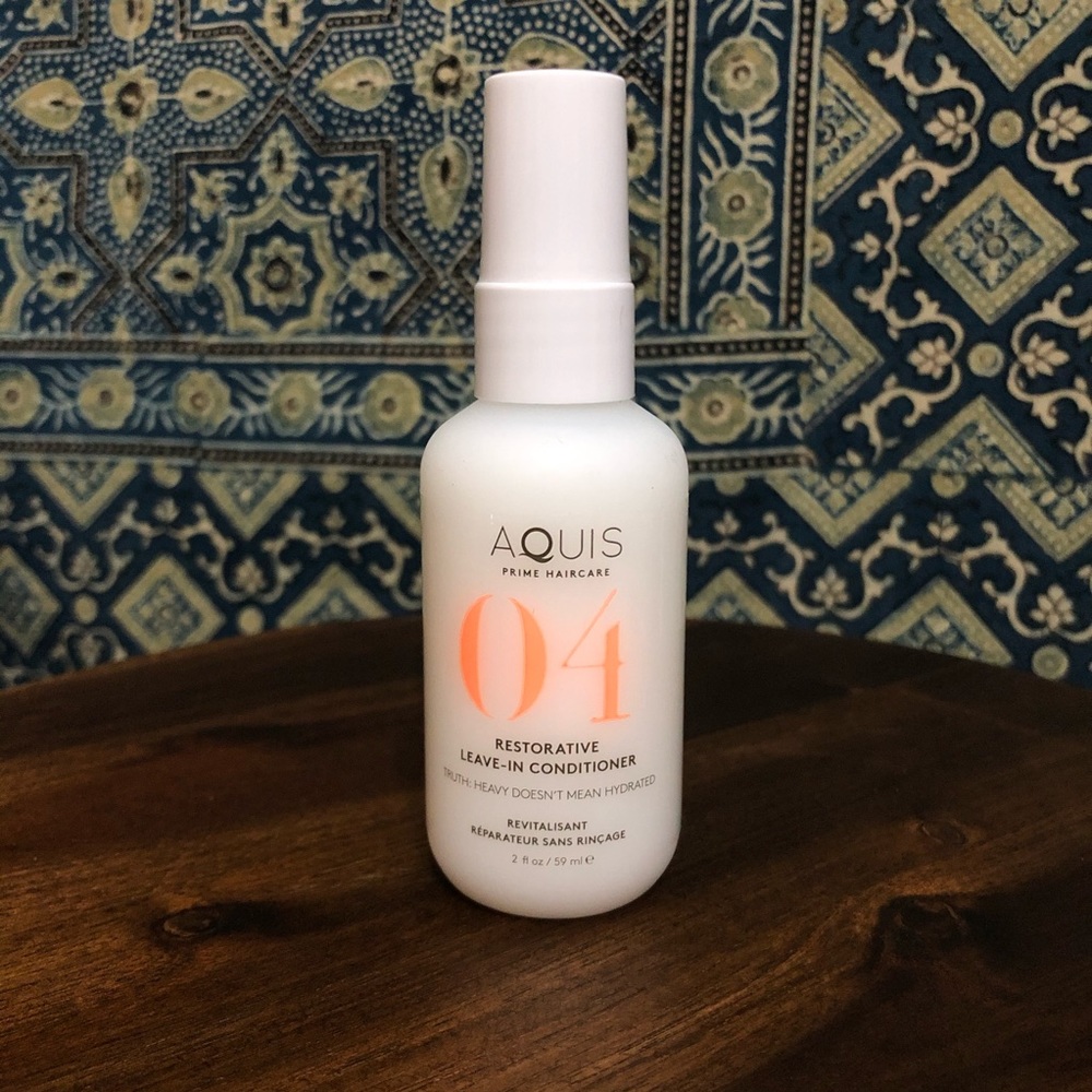 3/$20 Aquis 04 restorative leave in conditioner